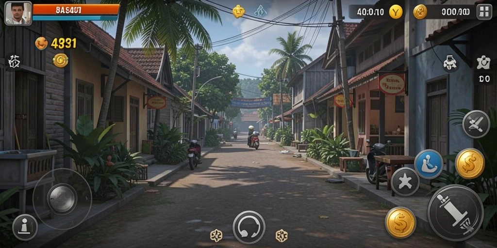 Karakter yang dapat disesuaikan sesuai keinginan pemain.