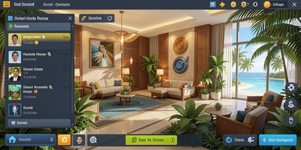 Screenshot 3 menggambarkan fitur multiplayer yang mendebarkan.